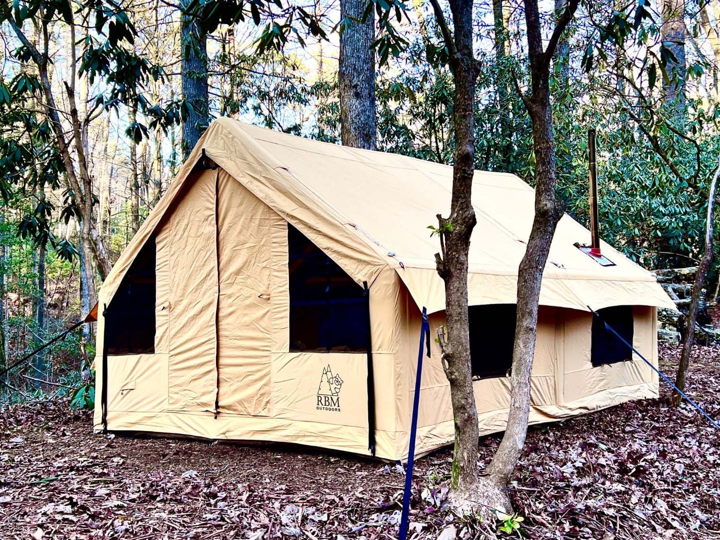 Customer photo review of RBM Panda Large Sunny Beige - Inflatable Tent for Camping (2-6 person)