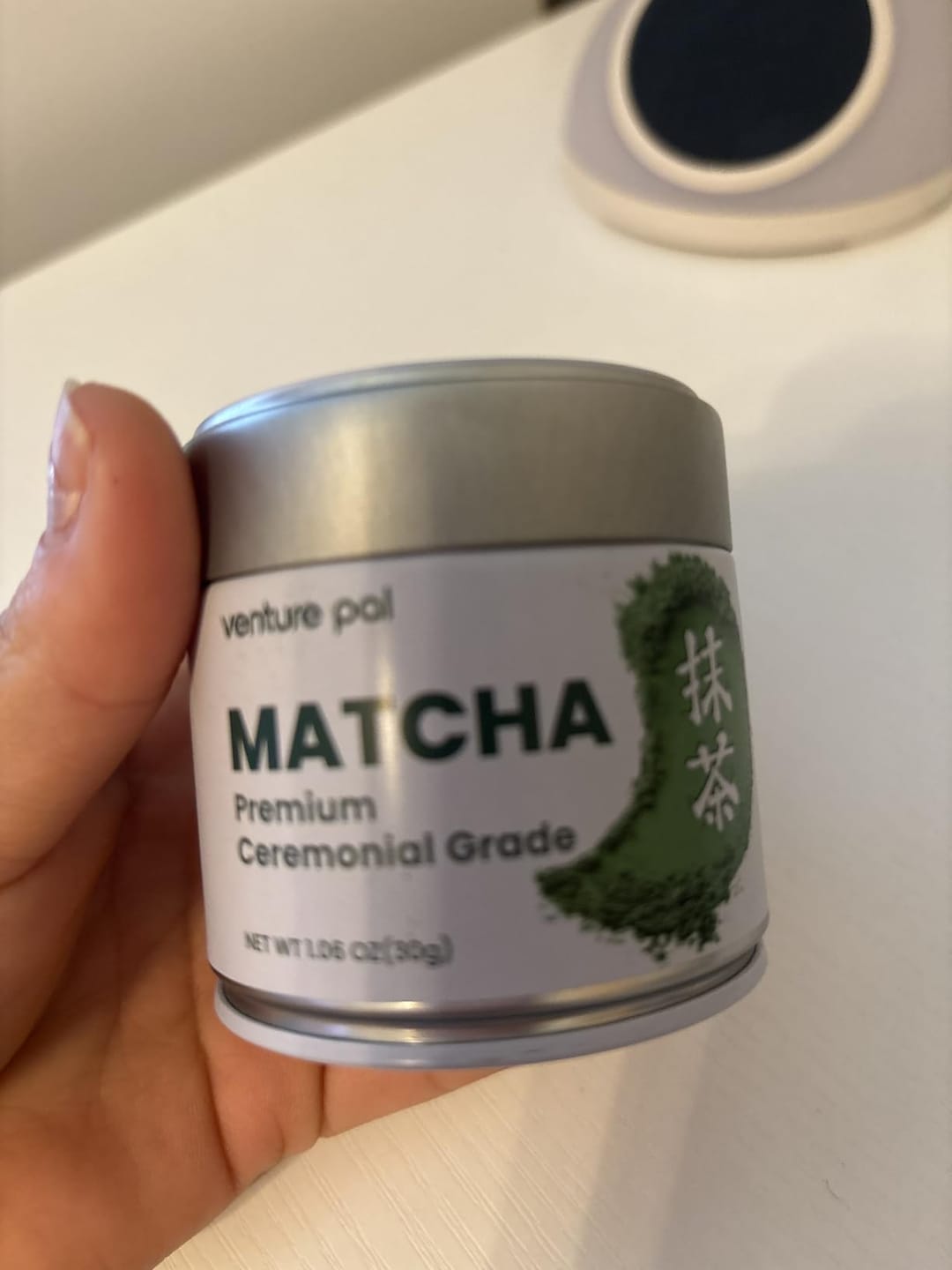 Customer photo review of Ceremonial Grade Matcha Powder - 30g/1.06oz