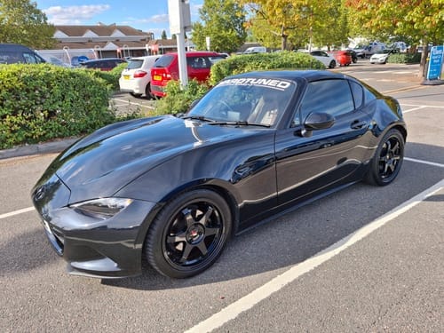 Customer photo review of HardTuned Window Banner - Modern