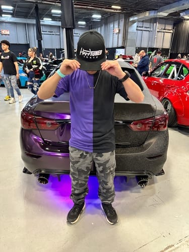 Customer photo review of Hardtuned Tokyo Black Flat Brim Cap