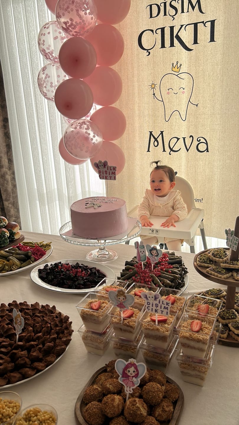 Customer photo review of Diş Kutlama Gününe Özel Kişiselleştirilebilir Duvar Örtüsü (#77)