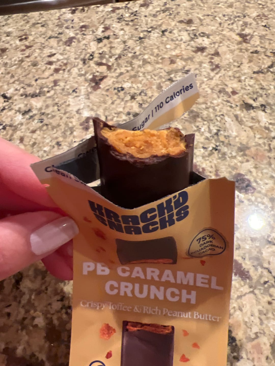 Customer photo review of Best of Krack’d – Variety Trial Pack (5 Bars) (Keto | Vegan)