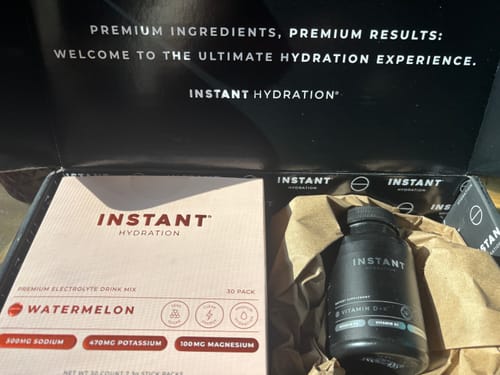 Customer photo review of Premium Electrolyte Drink Mix