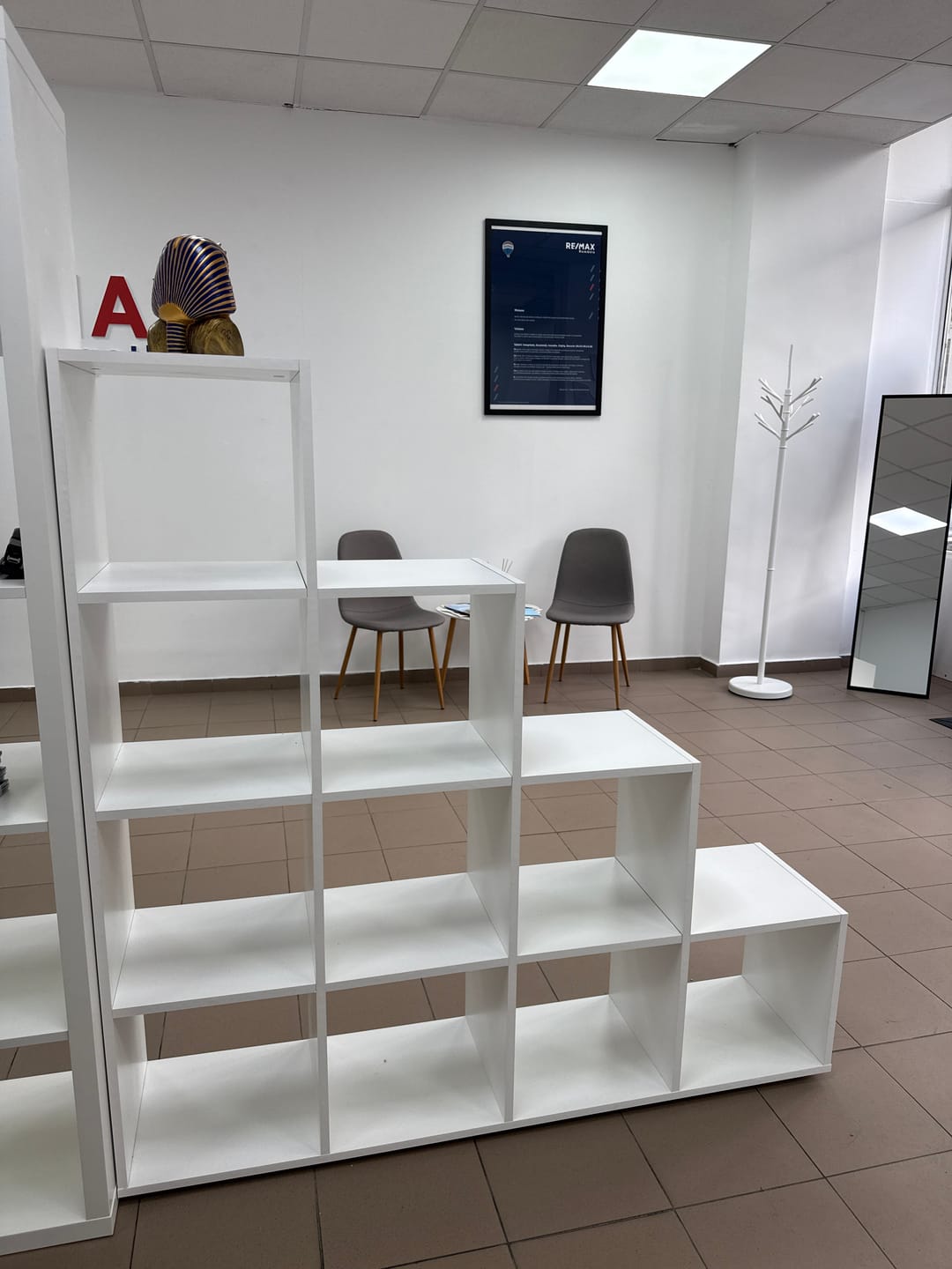 Customer photo review of Biblioteca organizator Caboto, alb, 139x33x144 cm