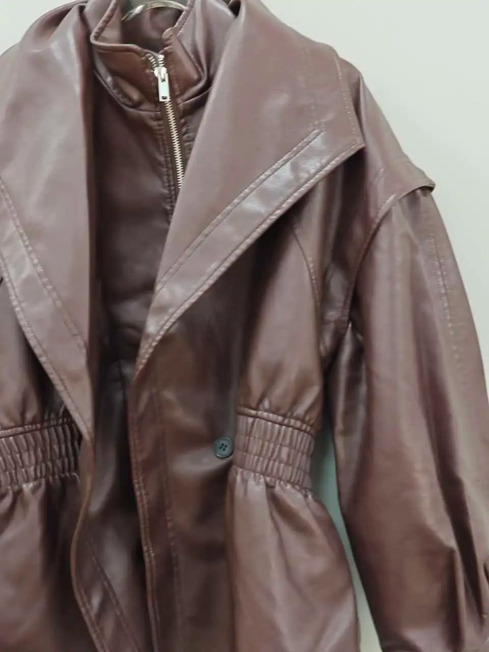 Customer photo review of Stephanie Leather Jacket