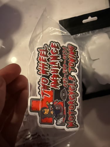 Customer photo review of Print Custom Stickers