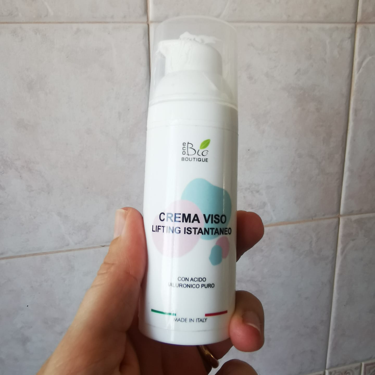Customer photo review of Crema Viso Lifting Istantaneo
