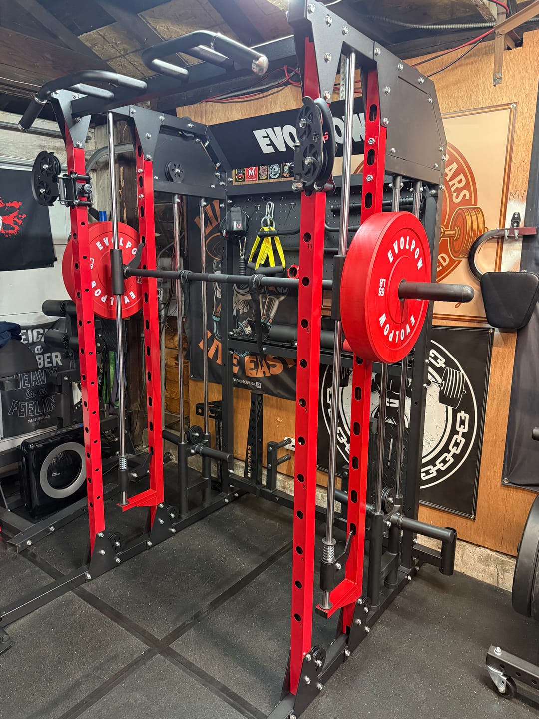 Customer photo review of EVOLPOW M2B Brute All-In-One Smith Machine Home Gym