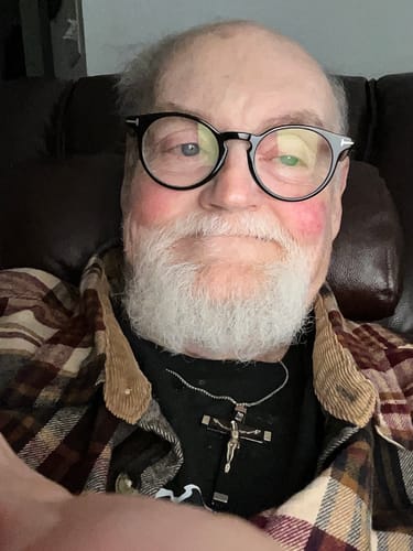 Customer photo review of Wooden 2 3/4"  Crucifix - Catholic Small Pectoral Cross