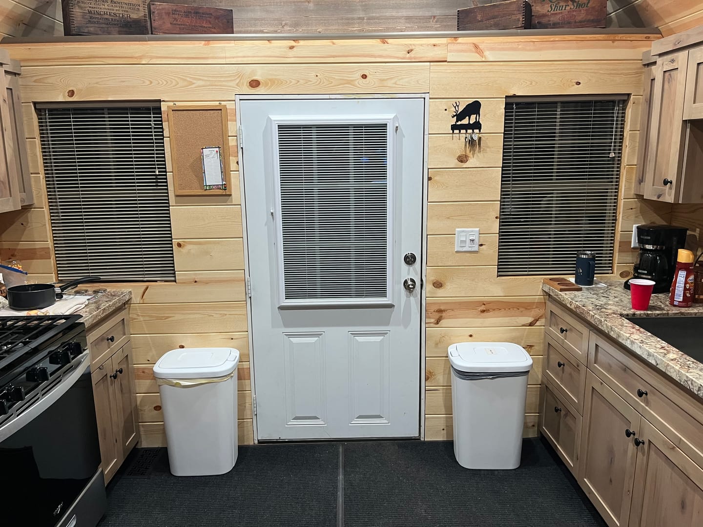 Customer photo review of ODL Add On Blinds for Raised Frame Doors - 24" x 38"