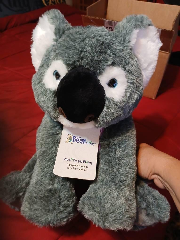 Customer photo review of RECORDABLE KOALA Stuffed Animal, 16" Plushie, Ultrasound Plush, Memorial Bear, Military Deployment, Personalized,  Gift