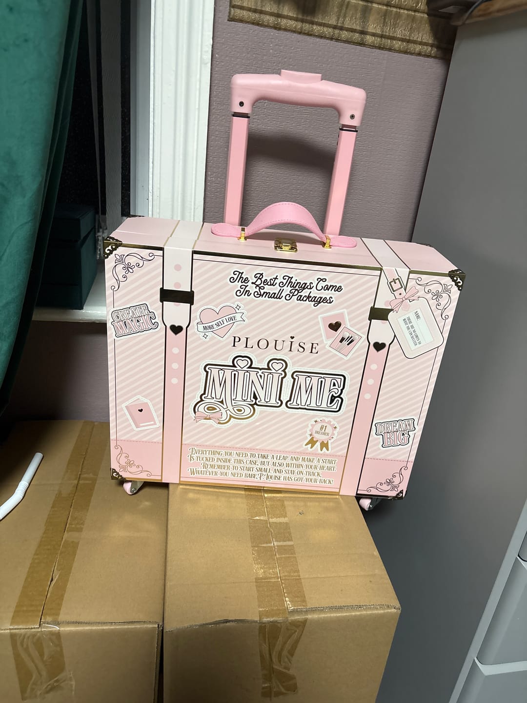 Customer photo review of P. Louise Mini Me Suitcase (Suitcase Only)