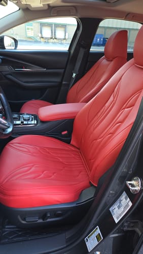 Customer photo review of Premium Custom-Fit Seat Covers