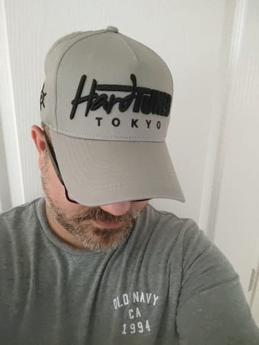 Customer photo review of Hardtuned Tokyo Gray A-Frame Cap