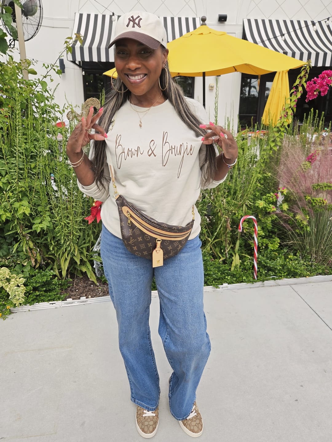 Customer photo review of Brown & Bougie Sweatshirt