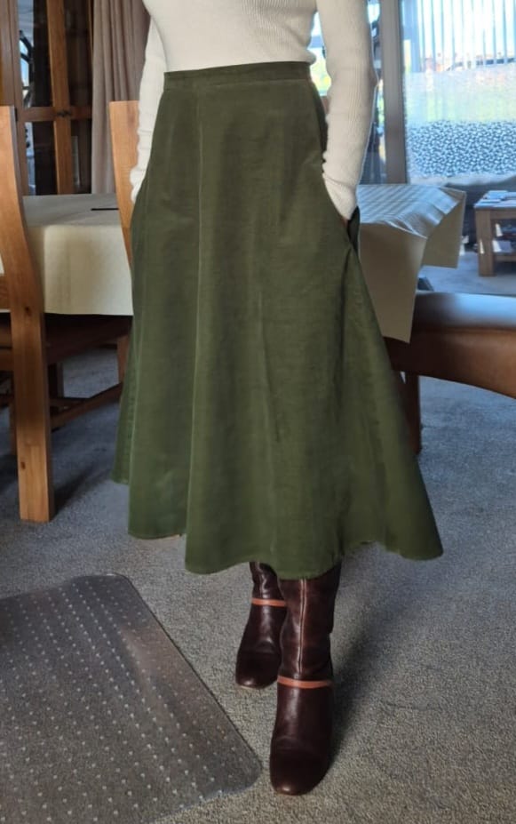Customer photo review of Plain Needlecord Fabric