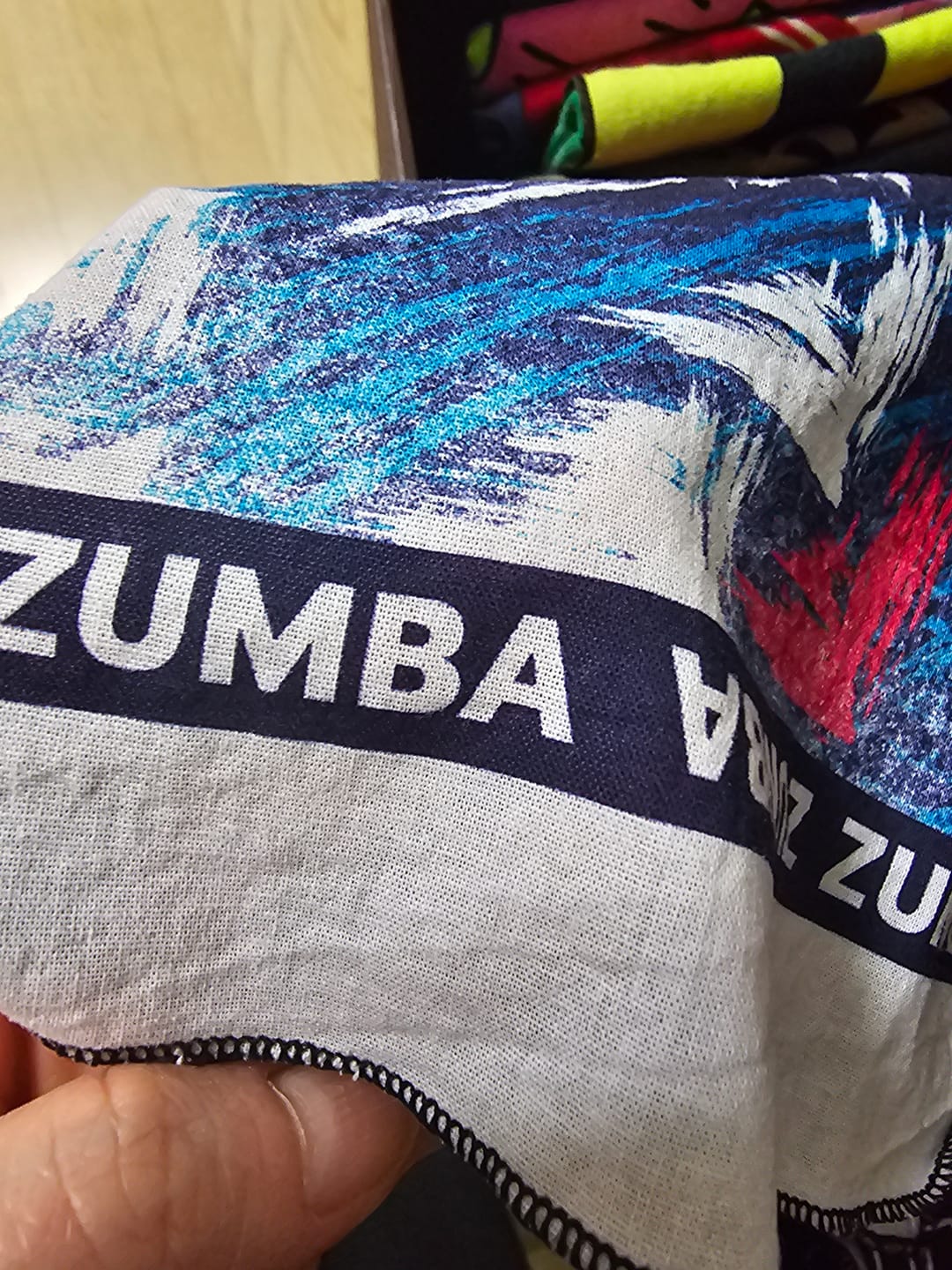 Customer photo review of Apres Zumba Bandanas 2PK