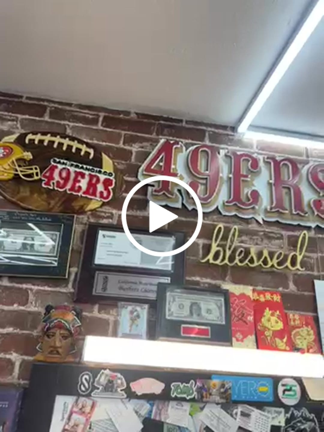 Customer video review of San Francisco 49ers "1972-2004" 3D Vintage Metal Wall Art