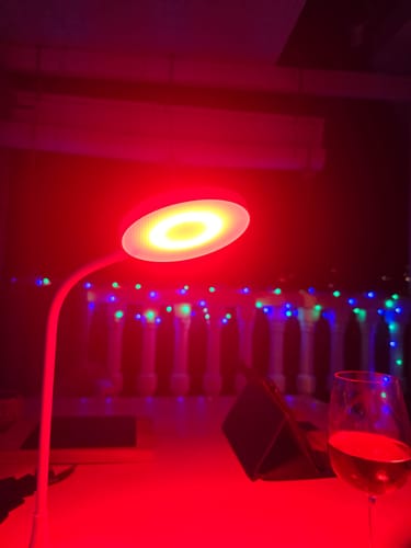 Customer photo review of The Dusk Lamp - Red Light Night Light