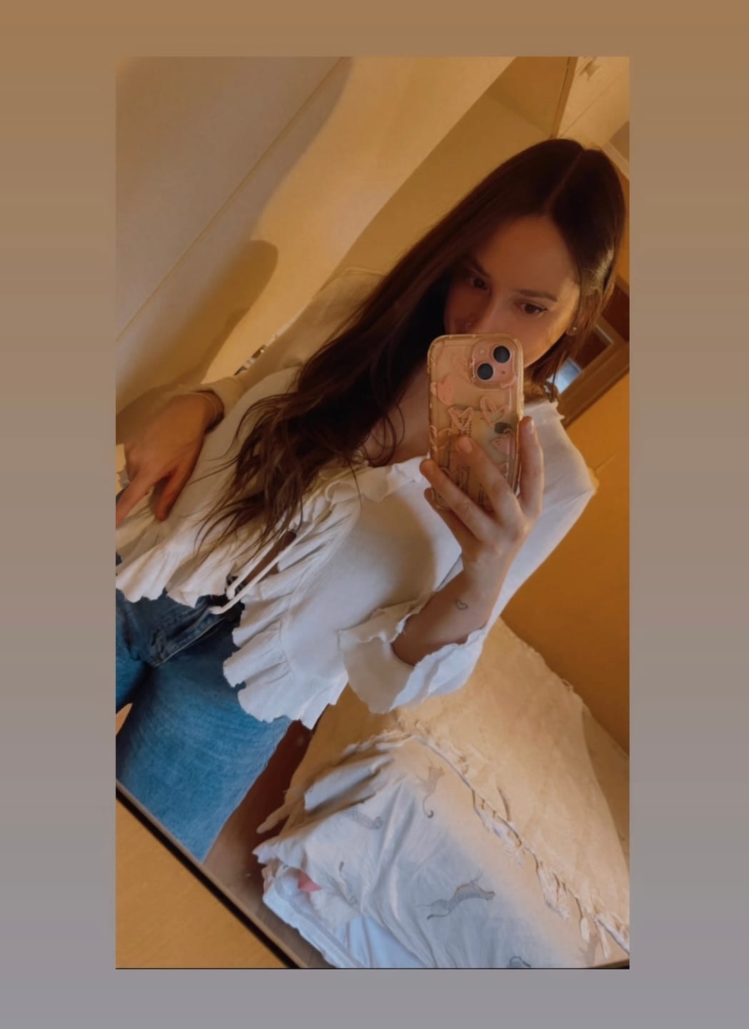 Customer photo review of JEANS JAVIERA celeste