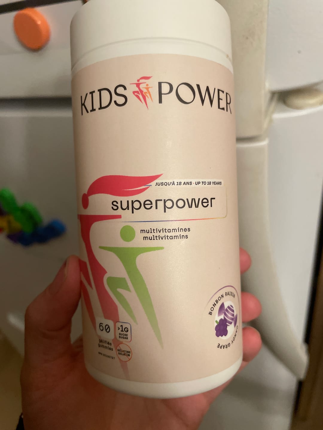 Customer photo review of Kids Power - Superpower Multivitamins - 60 Jujubes