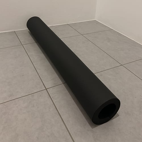 Customer photo review of Pipe Insulation Lagging, Black Nitrile Foam, Flexible Class O 2m