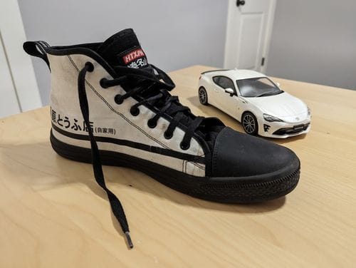 Customer photo review of HTXJPN Fuji2 High Top Sneakers