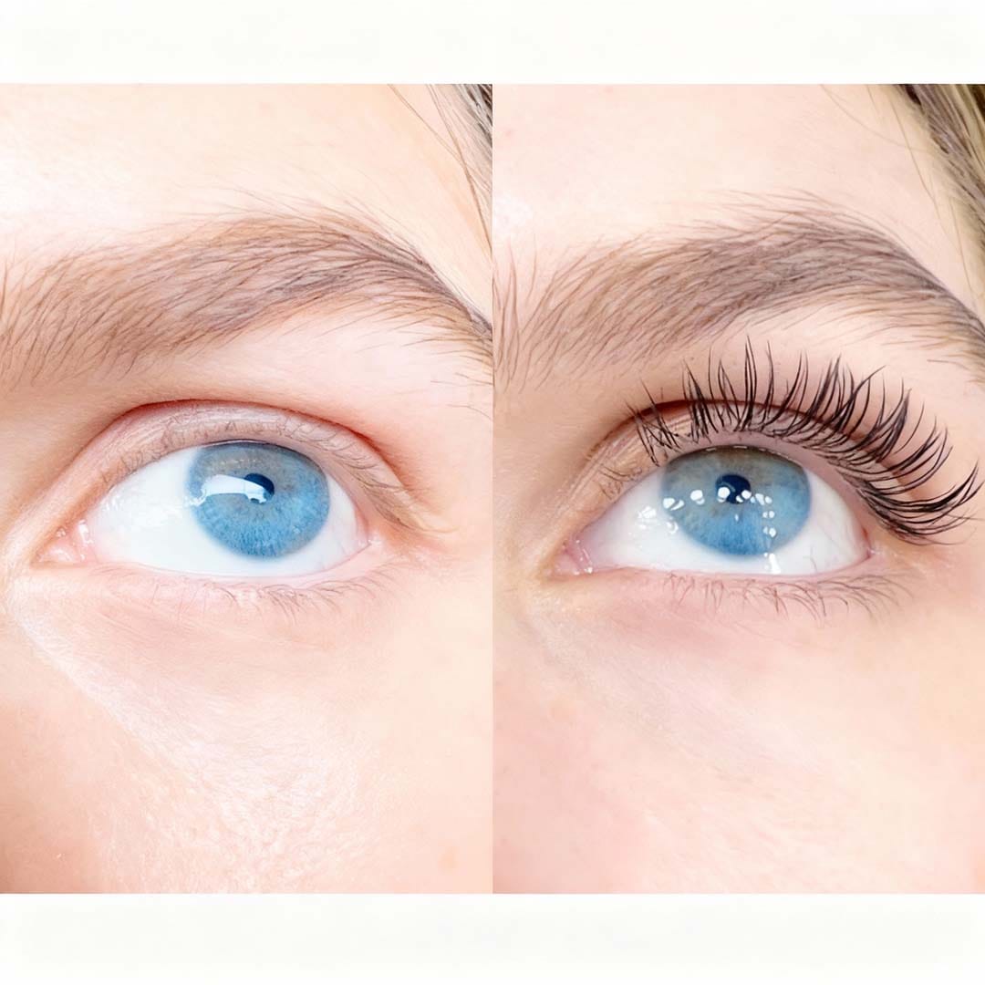 Customer photo review of LashGrow Serum