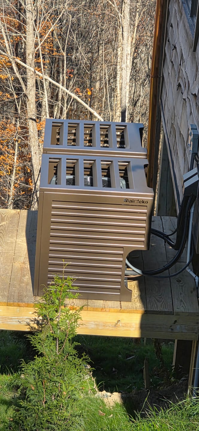Customer photo review of Central AC Cover - Bronze