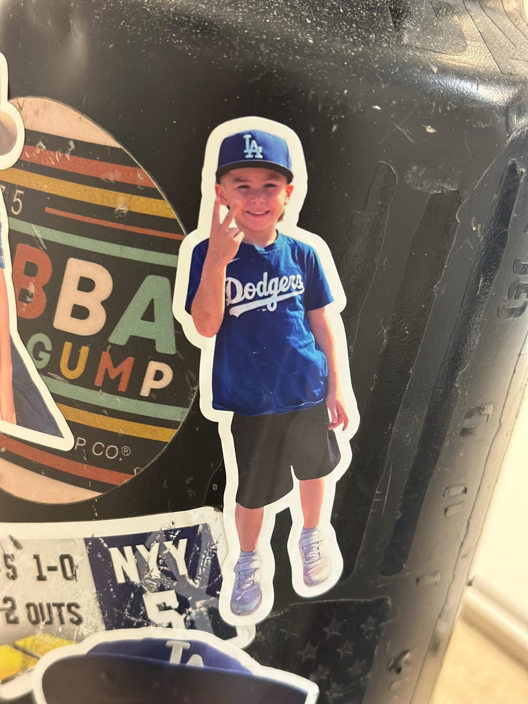 Customer photo review of CUSTOM PHOTO STICKER, Personalized Stickers, Pet Sticker, Laptop Sticker, Tumbler Sticker, Memorial Sticker, Water Bottle Sticker