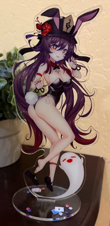 Customer photo review of Genshin Bunny Girl 25cm Large Acrylic Standee