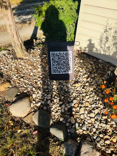 Customer photo review of F*ck Trump QR Code Flag