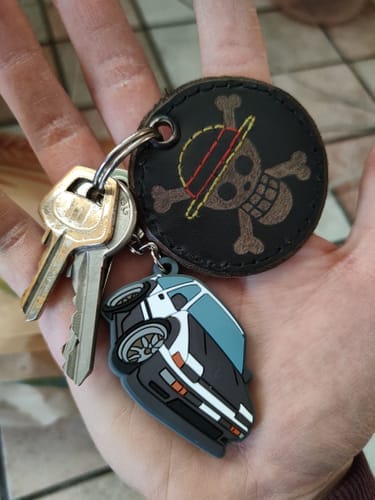 Customer photo review of Toyota AE86 Rubber Key Ring