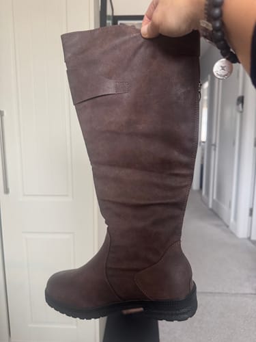 Customer photo review of Riding Boots for Women | Non-Slip Sole