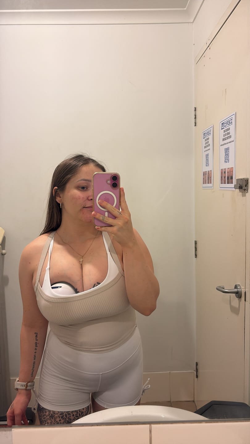 Customer photo review of The Luna© Wearable Breast Pump