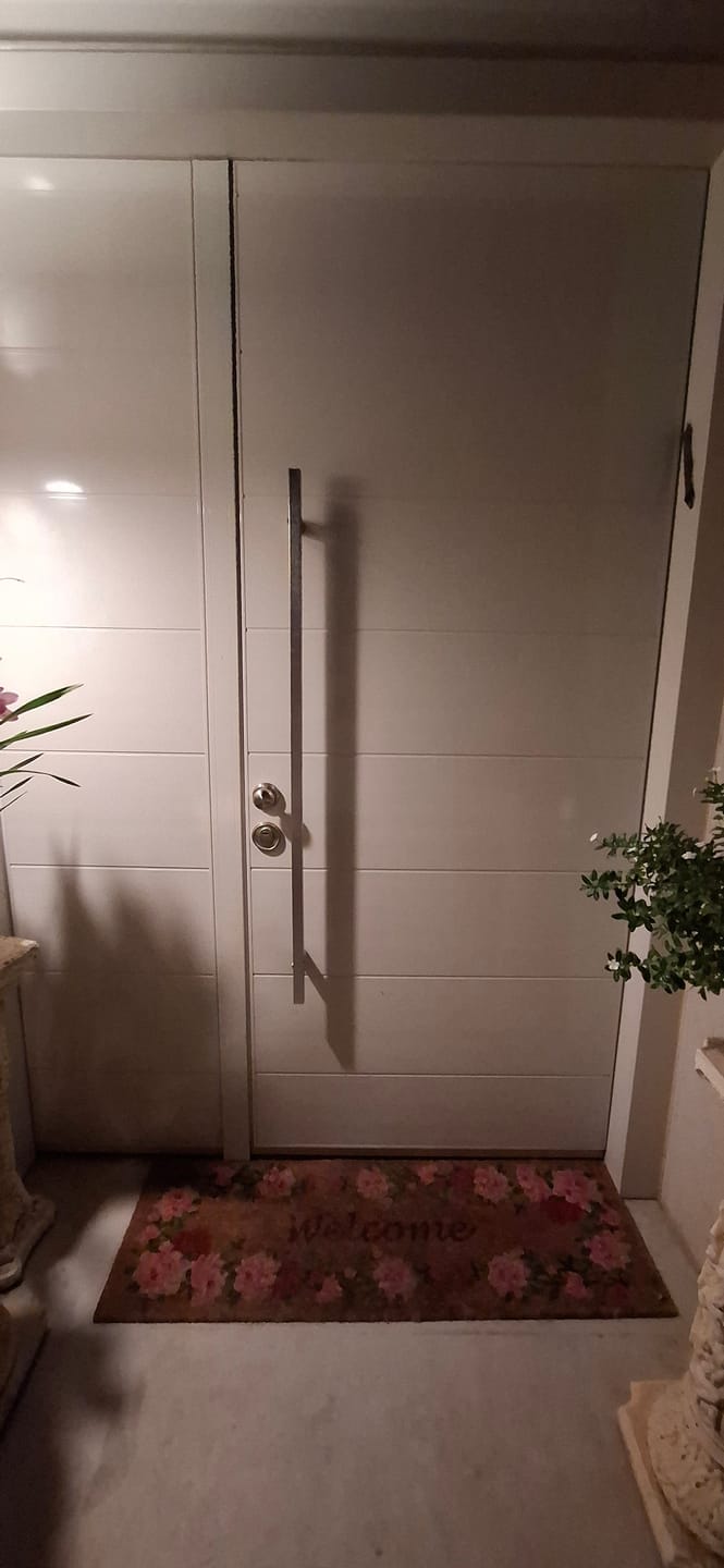 Customer photo review of שטיח כניסה מעוצב - שושנים