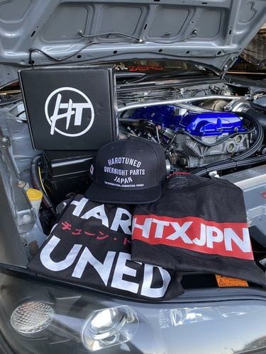 Customer photo review of Hardtuned Overnight Parts Black Flat Brim Cap