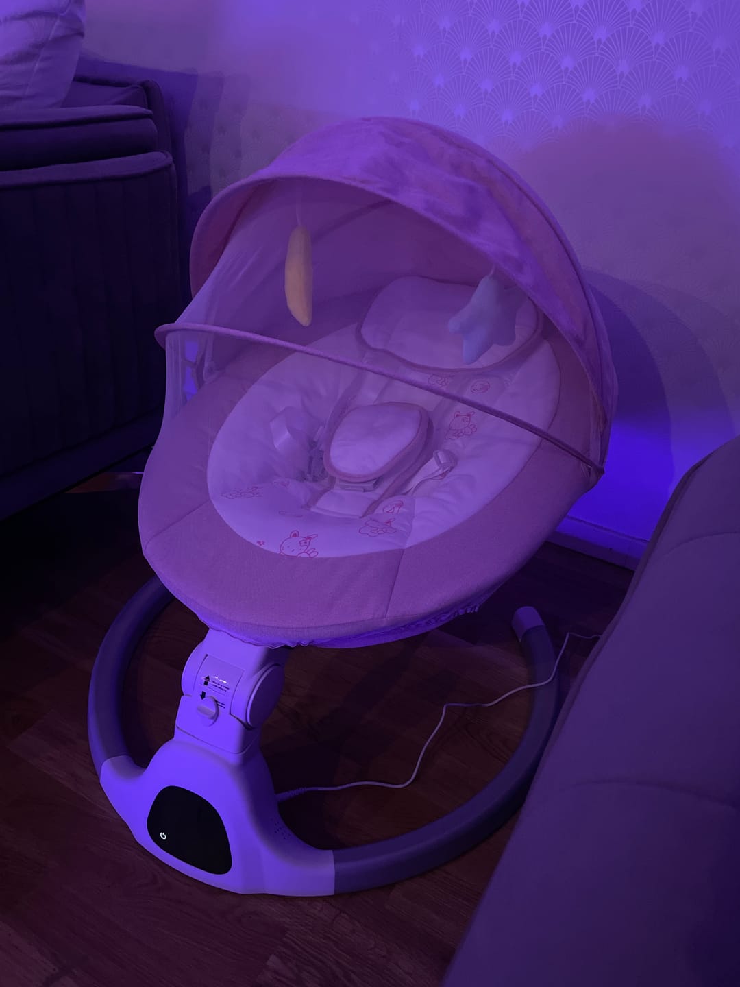 Customer photo review of Babygunga Elektrisk med Myggnät & LED Display by LV