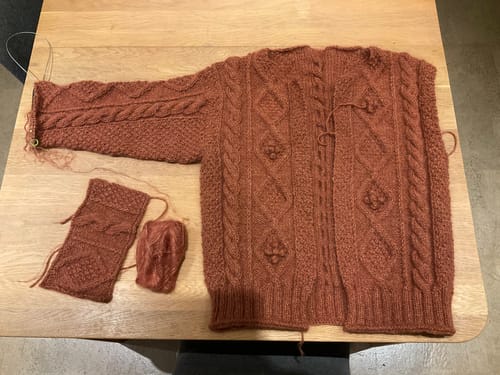Customer photo review of Athens Cardigan by Soop Knits
