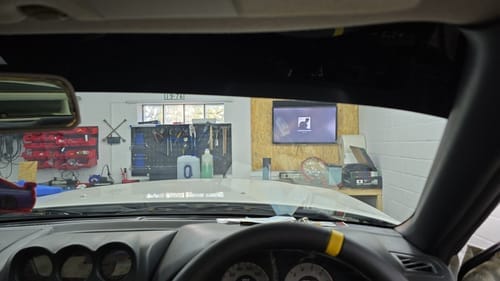 Customer photo review of HardTuned Window Banner - JDM Stripe
