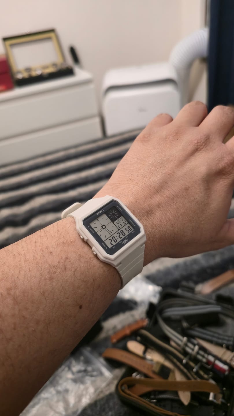 Customer photo review of Reloj Casio Vintage LF-20W-8ADF Twin-Graph Reissue Resina