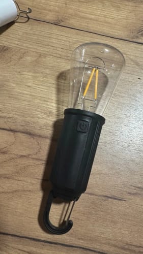 Customer photo review of Solar-Powered Portable Camping Lantern Tent Lights USB Rechargeable Led Lamp