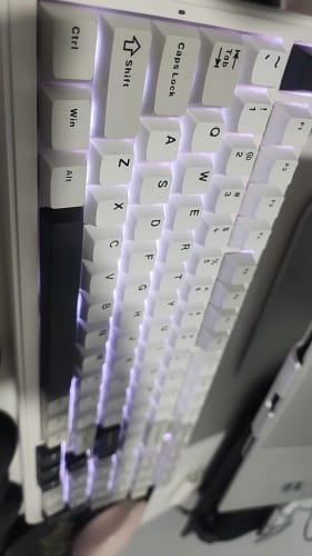 Customer photo review of AULA F99 PRO - 96% Gasket Wireless Mechanical Keyboard