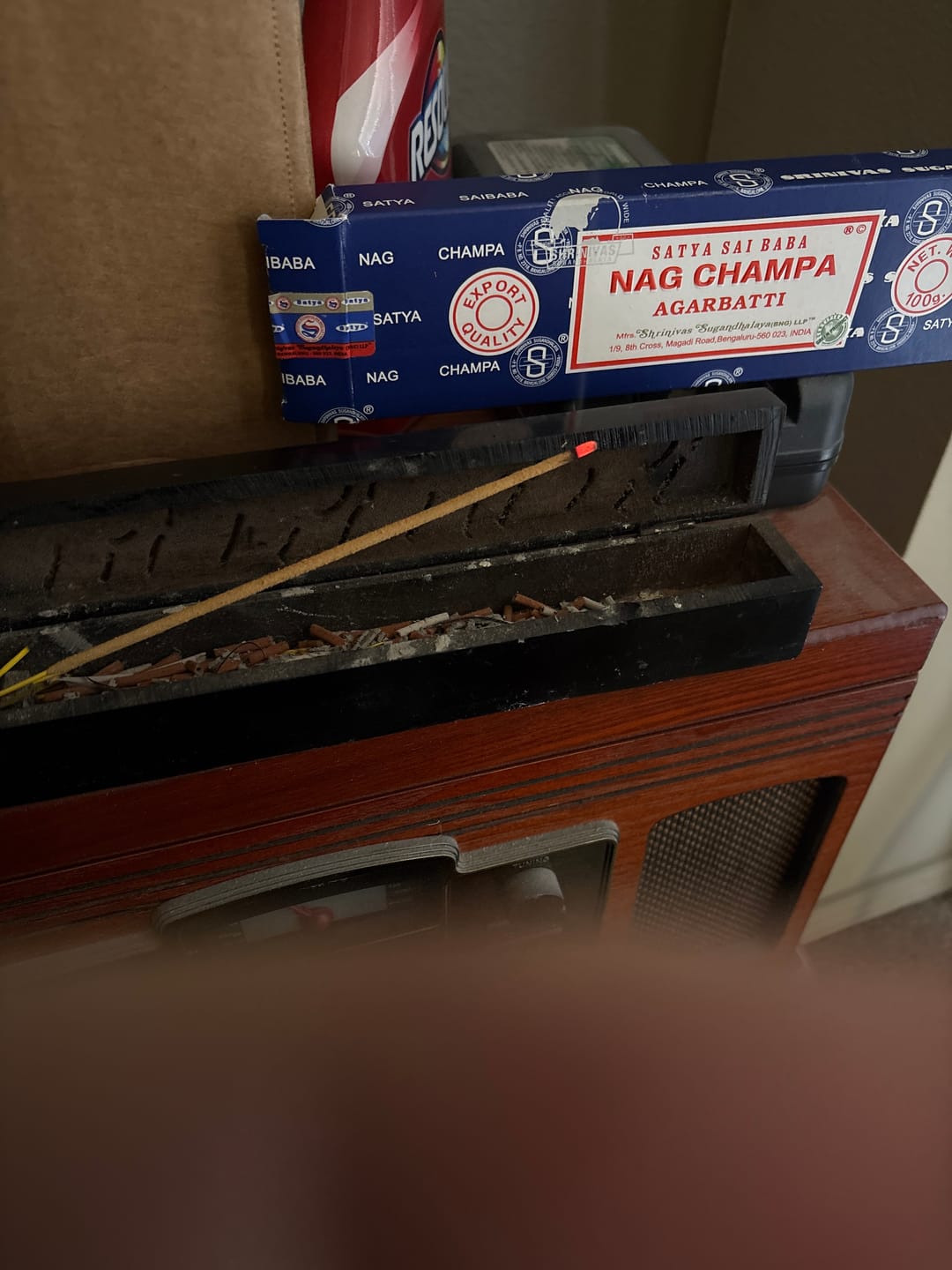Customer photo review of Nag Champa Incense Sticks
