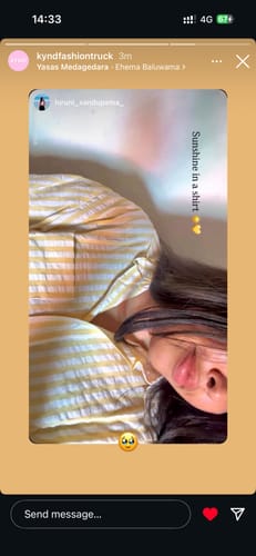 Customer photo review of Hello Sunshine Oversize Shirt