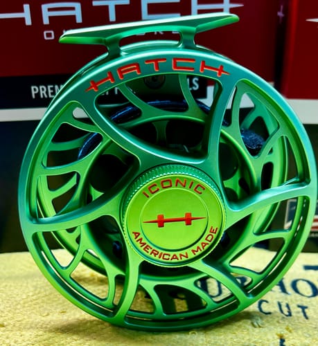 Customer photo review of 2024 Custom Martian Green Reel, 9 Plus