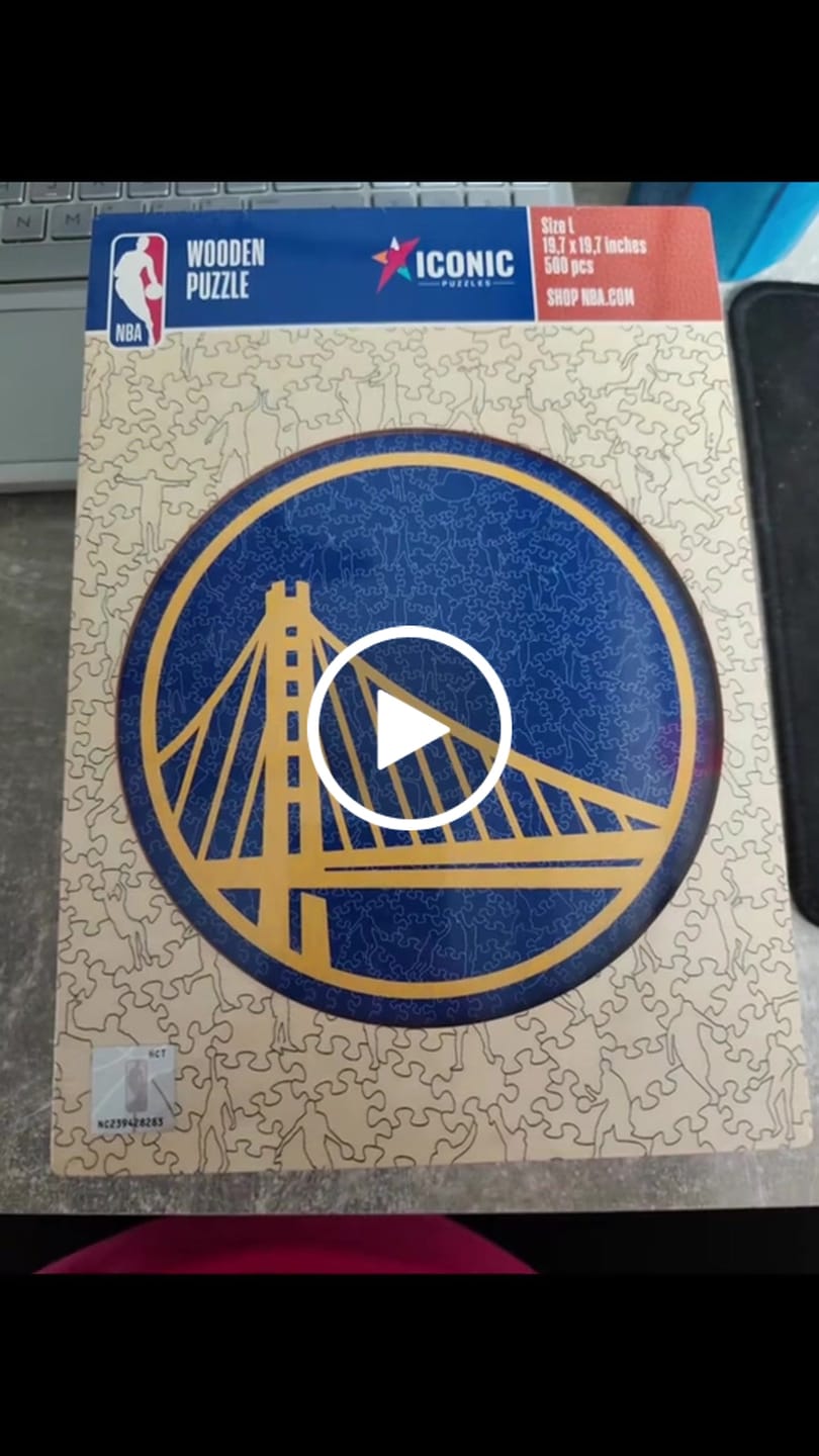 Customer video review of Golden State Warriors™ - Wooden Puzzle