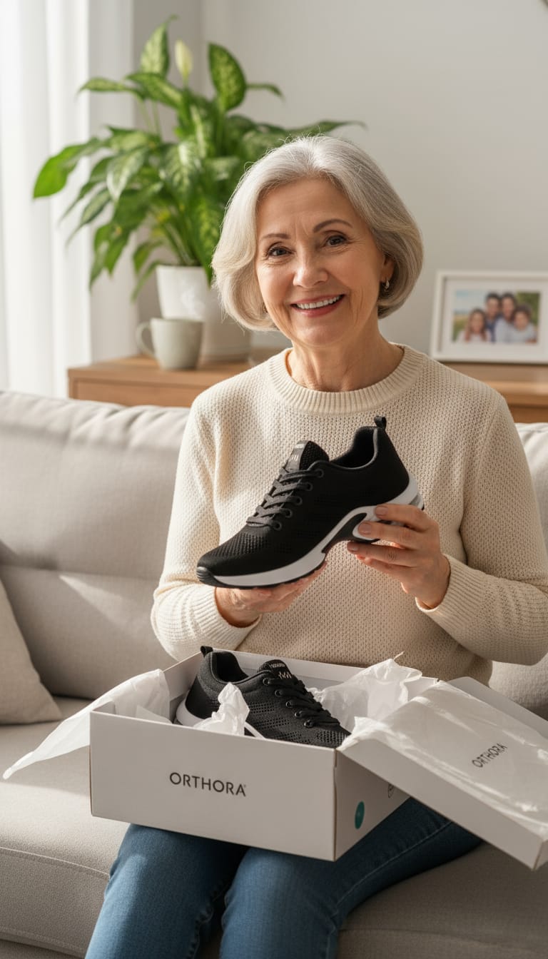 Customer photo review of OrthoCare™ - All-Day Comfort & Pain-Free Orthopedic Shoes + FREE Insoles (Unisex)