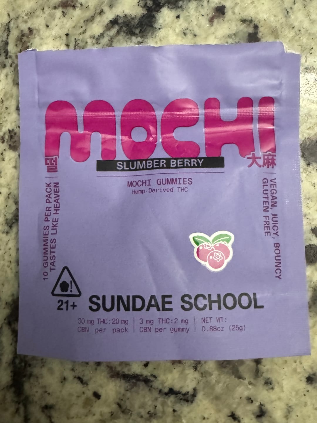 Customer photo review of Slumber Berry Value Pack