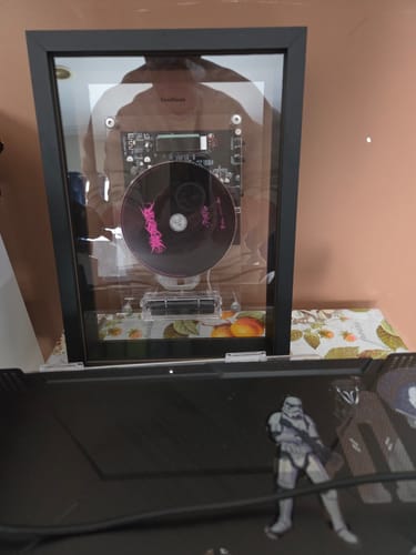 Customer photo review of M1 Music Frame CD Player